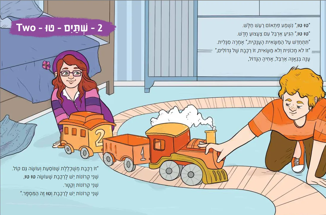 עמוד המספר שתיים, Two: סגלית וארבל משחקים ברכבת